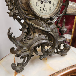 19th Century Bronze Mantle Clock | Antique & Vintage | Moonee Ponds Antiques | Australia Wide Delivery