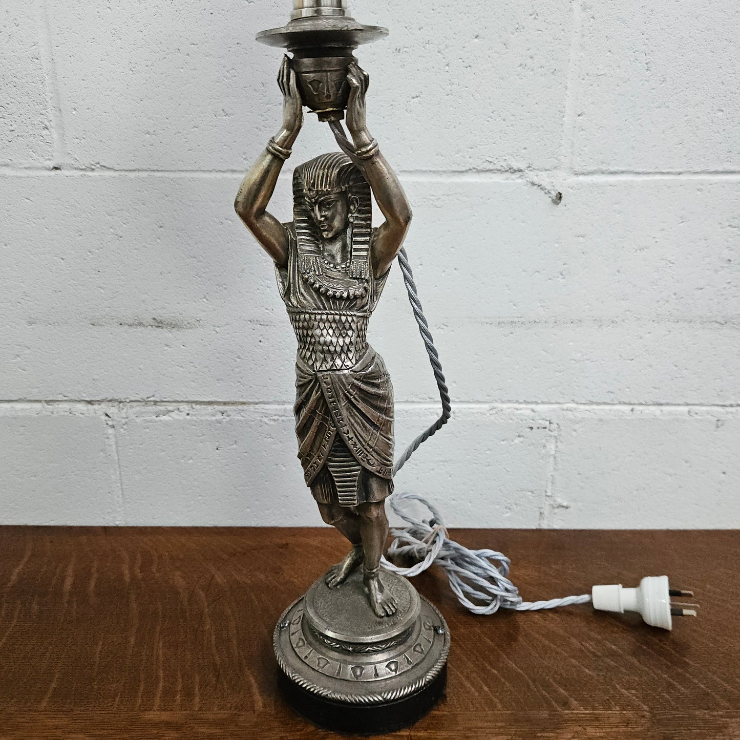 Rare Art Deco Egyptian Revival Lamp