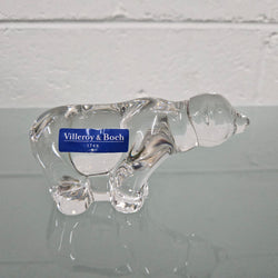Vileroy & Boch Crystal Bear Paperweight | Antique & Vintage | Moonee Ponds Antiques | Australia Wide Delivery