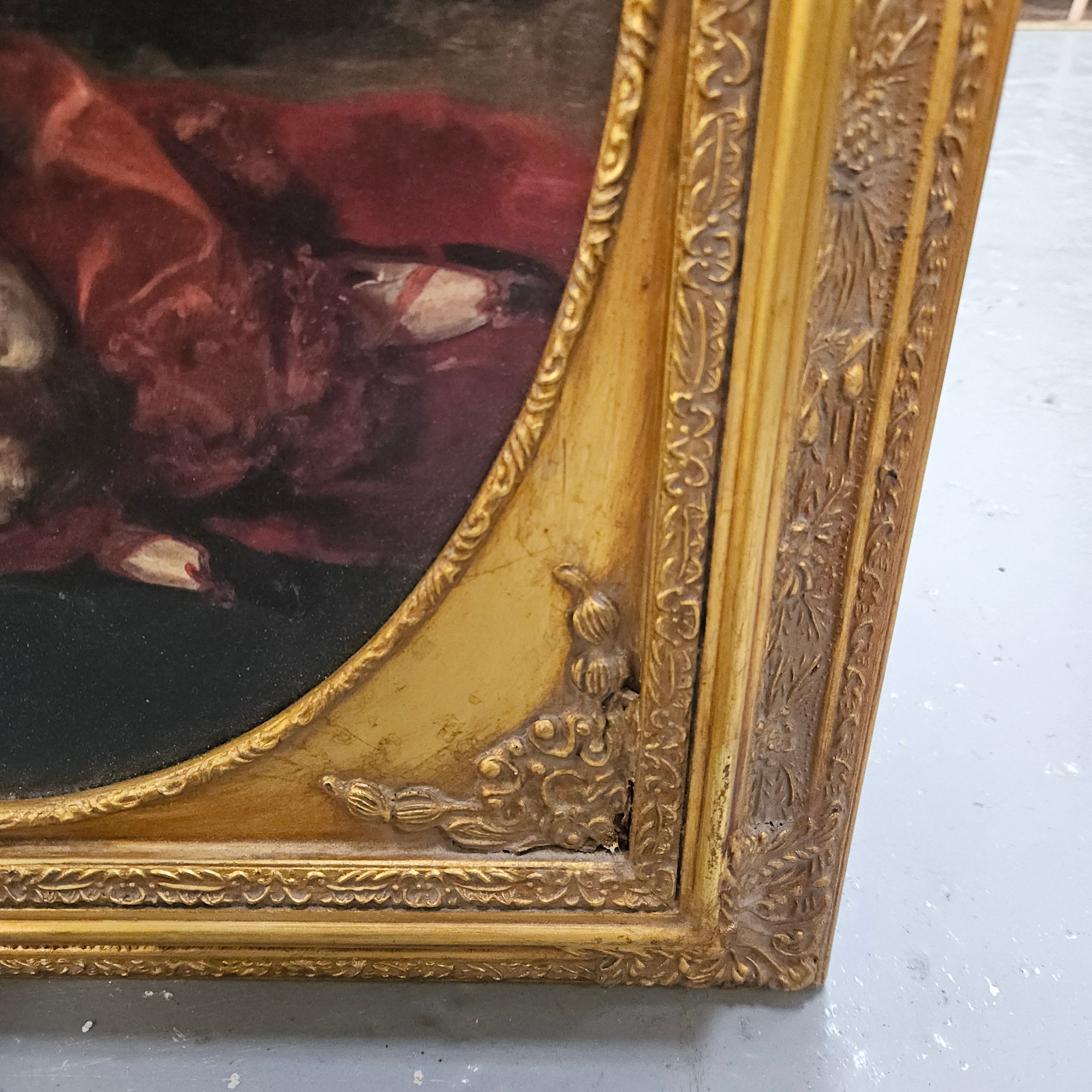 Vintage Gilt Wooden Frame Oleograph Print | Antique & Vintage | Moonee Ponds Antiques | Australia Wide Delivery