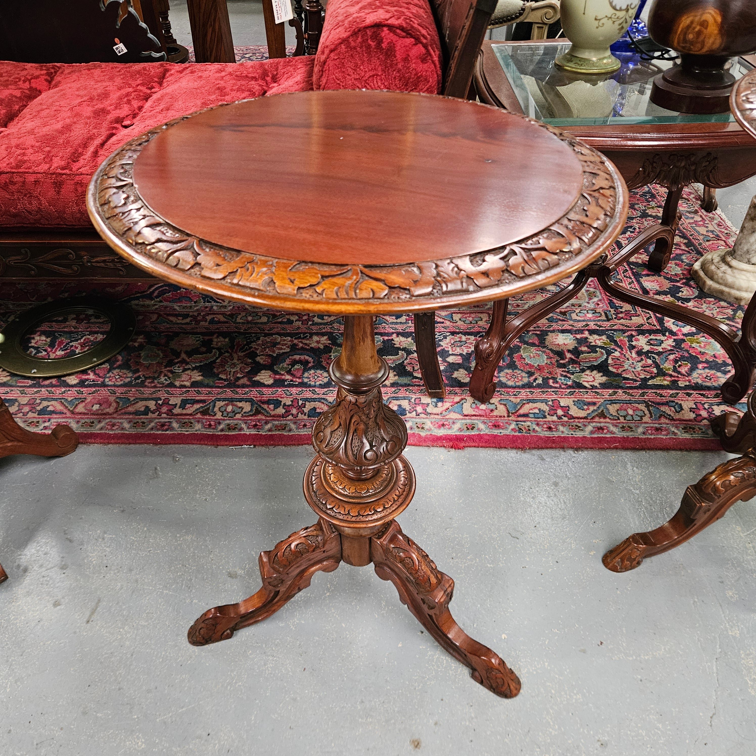 Antique Victorian Mahogany Occasional/Wine Table | Antique & Vintage | Moonee Ponds Antiques | Australia Wide Delivery