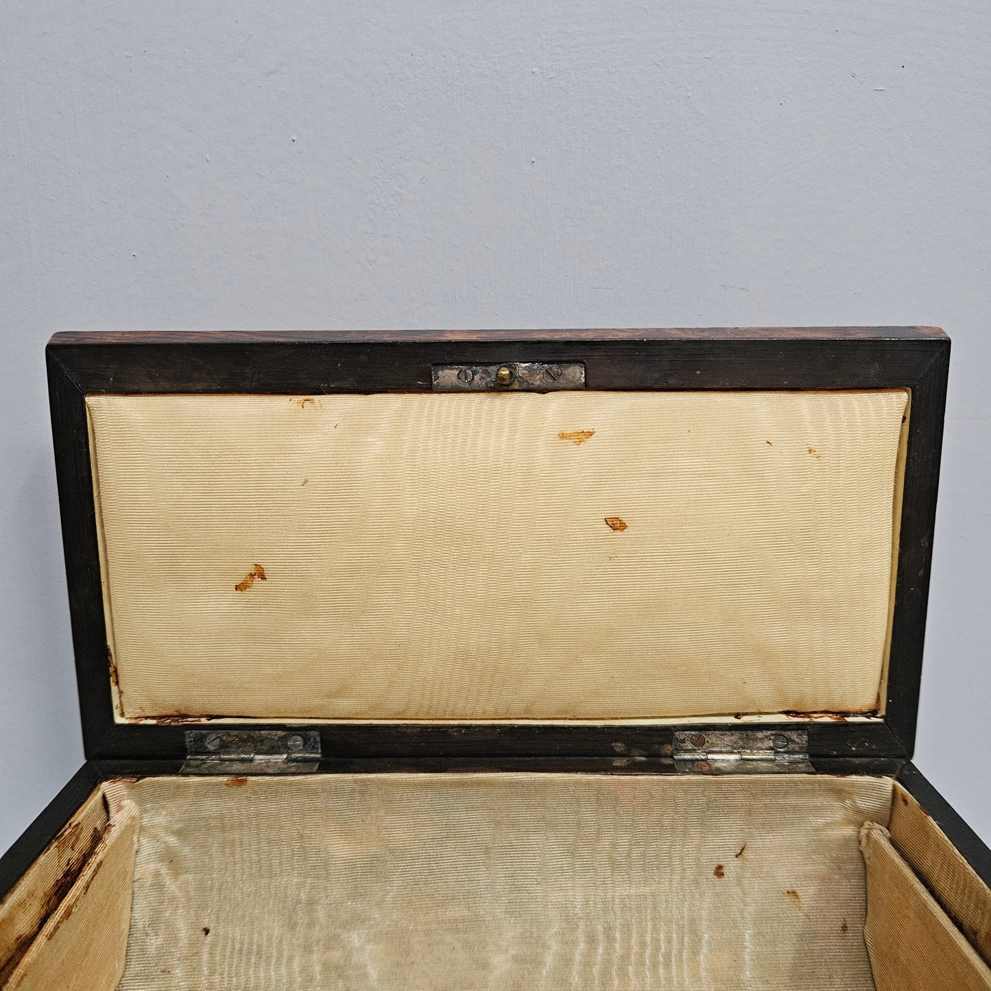 French Mulberry (Burl Ash) Trinket Box with Key