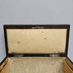 French Mulberry (Burl Ash) Trinket Box with Key | Antique & Vintage | Moonee Ponds Antiques | Australia Wide Delivery