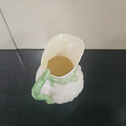 Belleek Nautilus Cream Jug | Antique & Vintage | Moonee Ponds Antiques | Australia Wide Delivery
