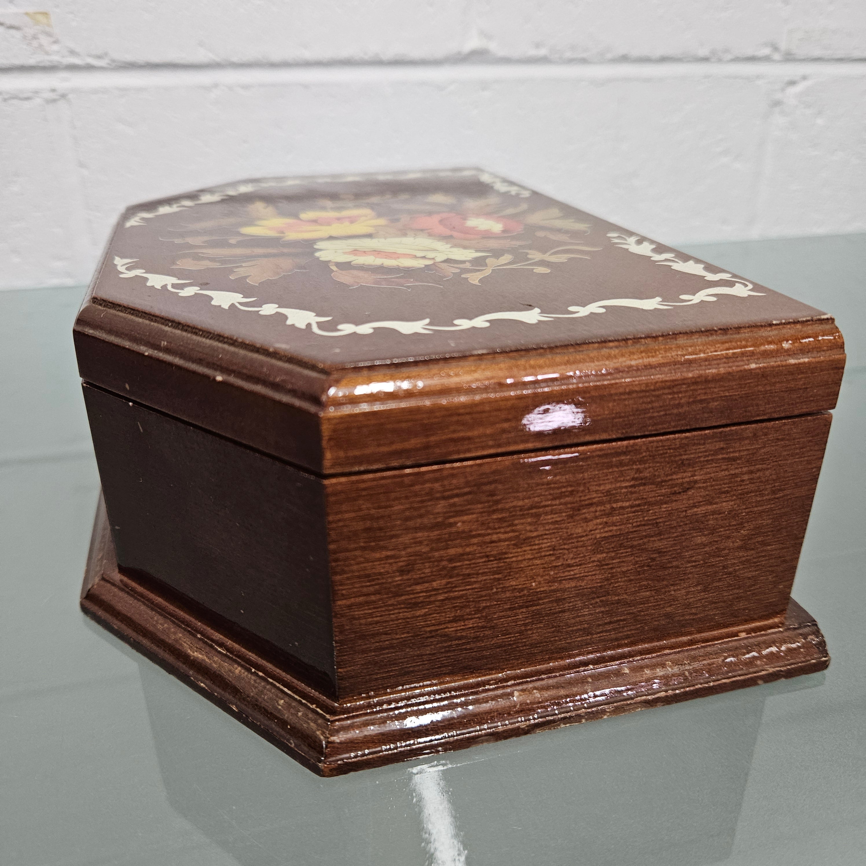Vintage Sorrento Style Musical Jewellery Box | Antique & Vintage | Moonee Ponds Antiques | Australia Wide Delivery