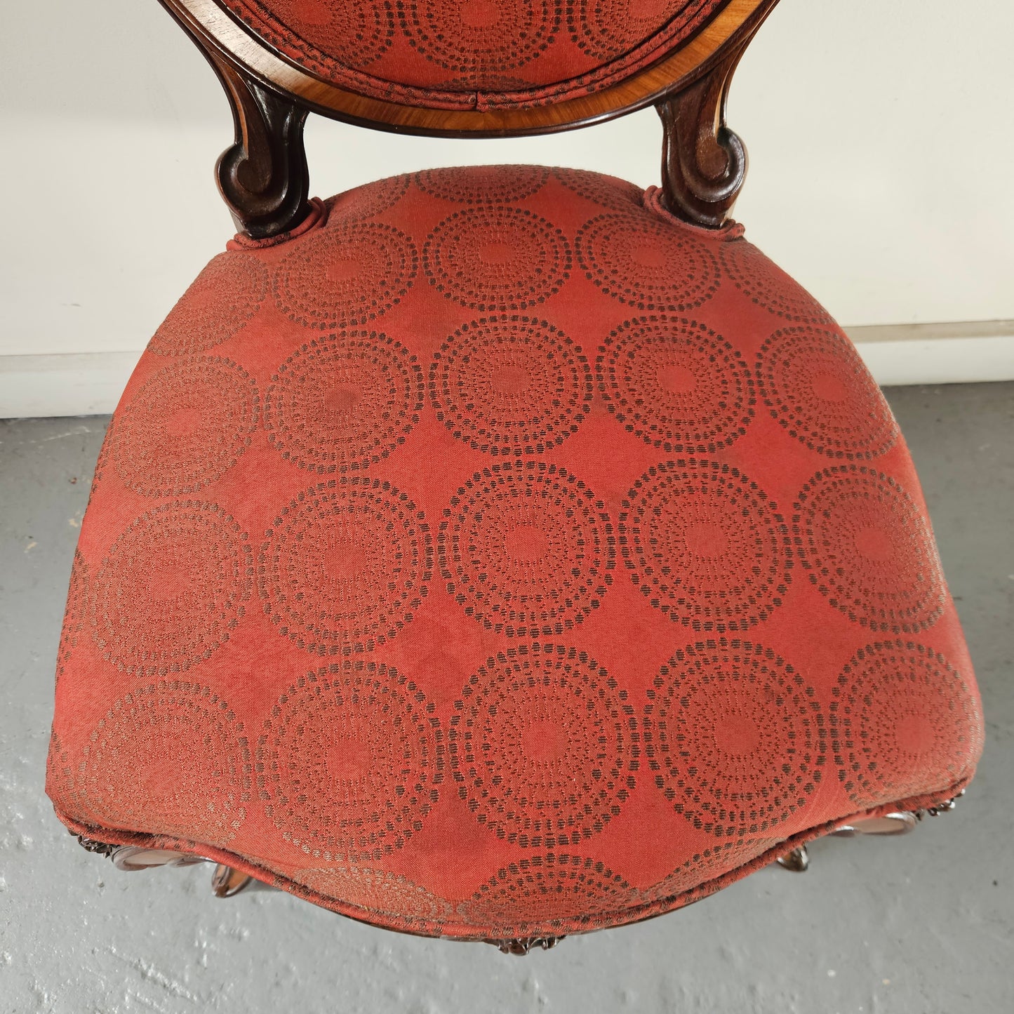 Decorative Victorian  Upholstered  Chair