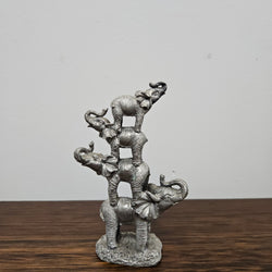 Heavy Pewter Elephant Group | Antique & Vintage | Moonee Ponds Antiques | Australia Wide Delivery