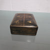 Superb Vintage Gold Embossed Leather Trinket Box | Antique & Vintage | Moonee Ponds Antiques | Australia Wide Delivery