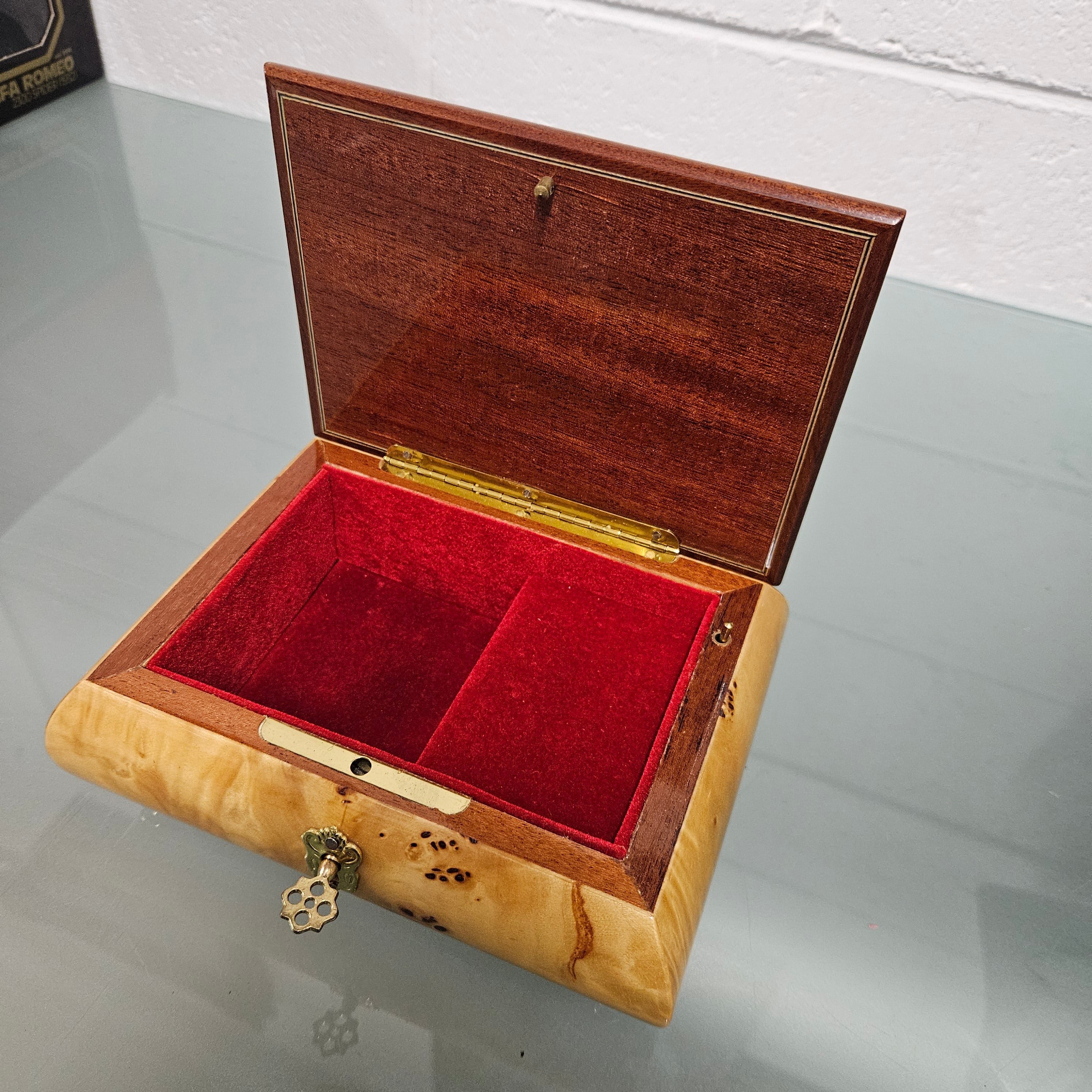 Vintage Italian Sorrento Ware Inlaid Musical Jewelry Box | Antique & Vintage | Moonee Ponds Antiques | Australia Wide Delivery