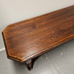 French Oak Two Drawer Coffee Table | Antique & Vintage | Moonee Ponds Antiques | Australia Wide Delivery