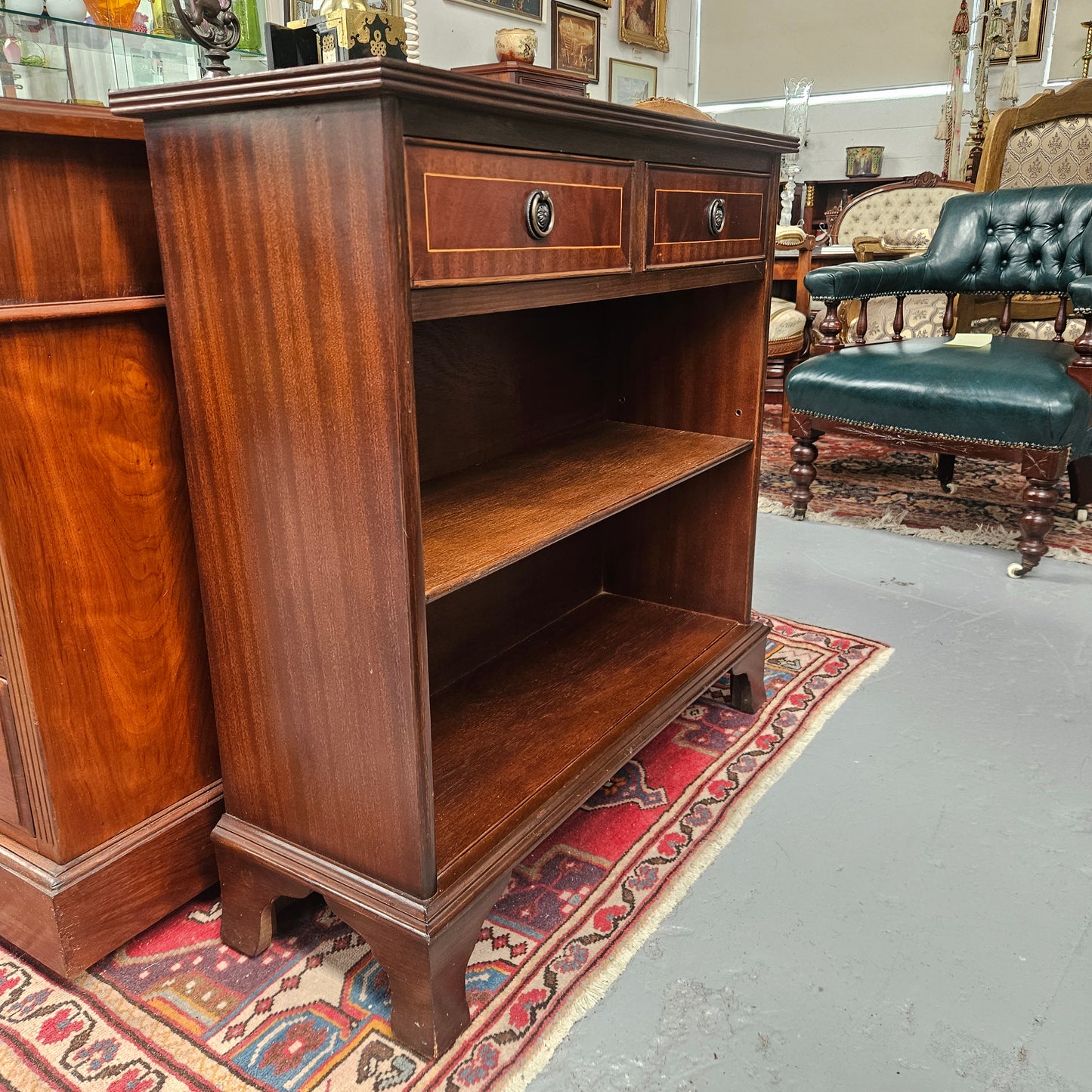 Vintage Georgian Style Small Bookcase