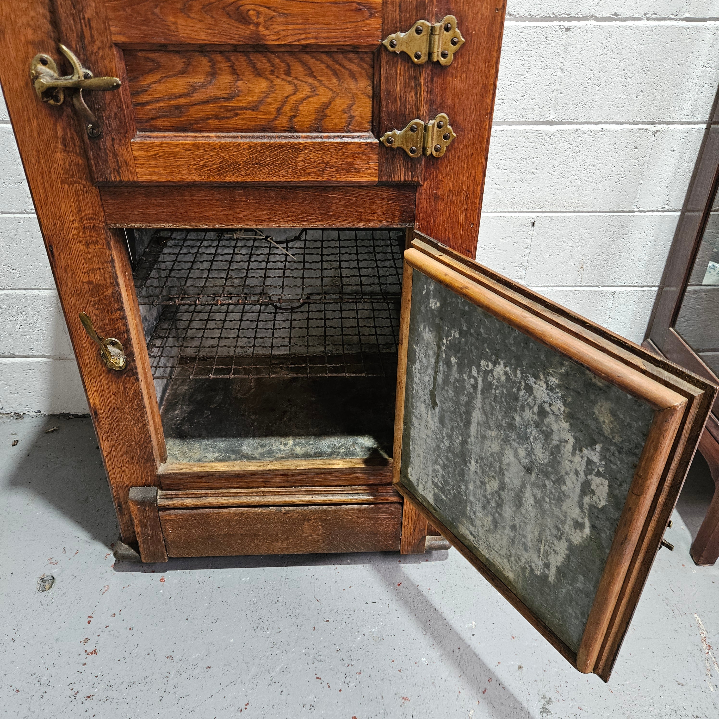 Vintage Oak Ice Chest | Antique & Vintage | Moonee Ponds Antiques | Australia Wide Delivery