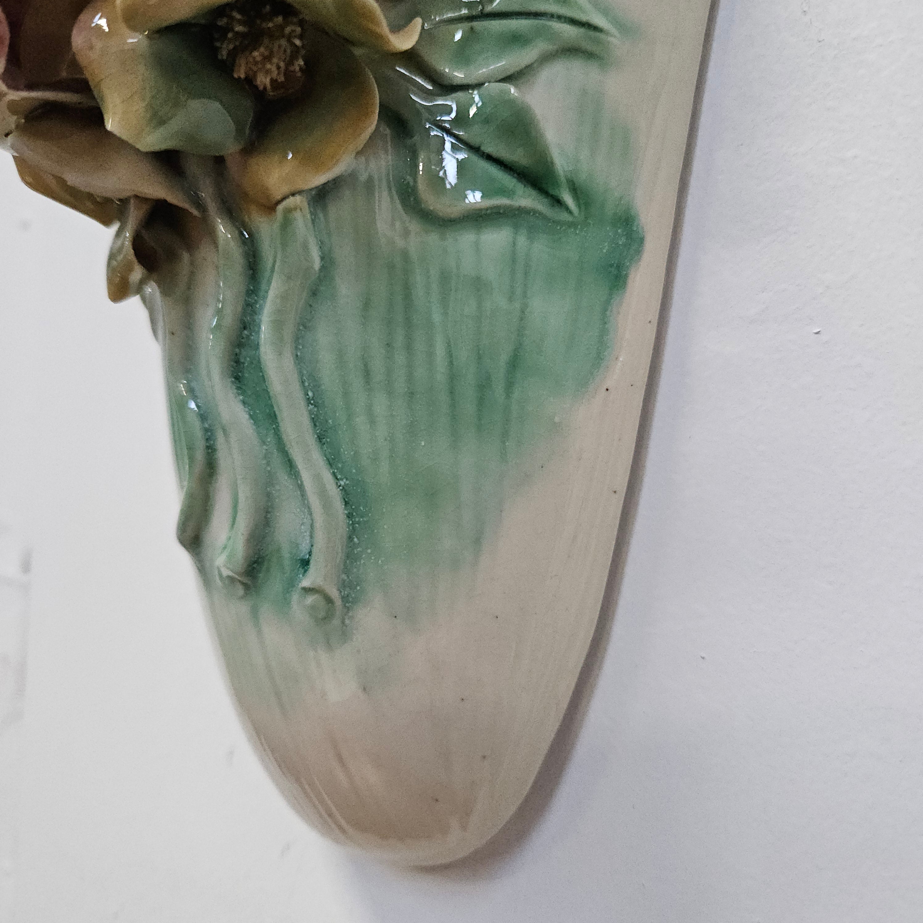 Attractive Vintage Australian Wall Pocket Vase | Antique & Vintage | Moonee Ponds Antiques | Australia Wide
