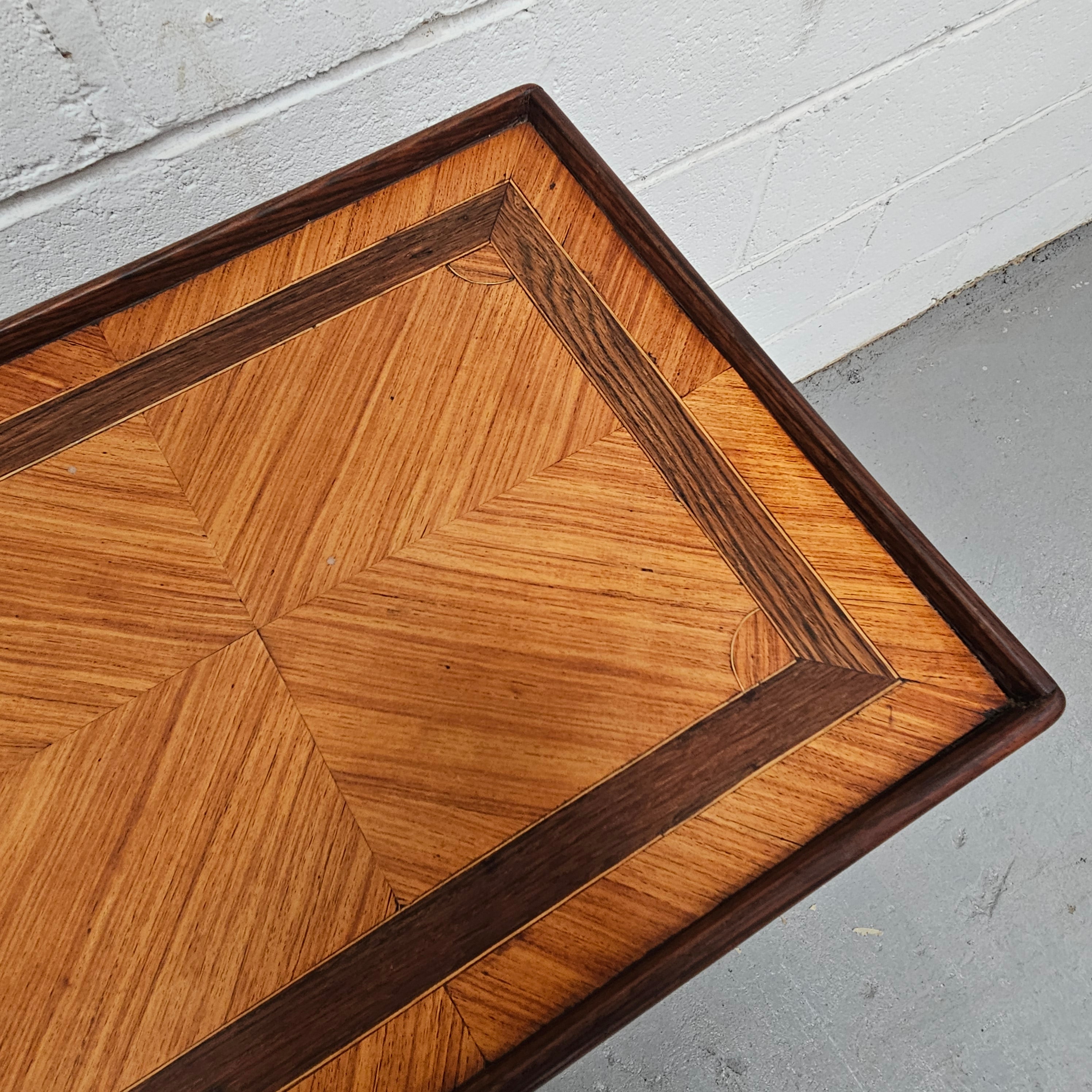 French Louis XVth Rosewood & Kingwood Side Table/Sewing Table | Antique & Vintage | Moonee Ponds Antiques | Australia Wide Delivery