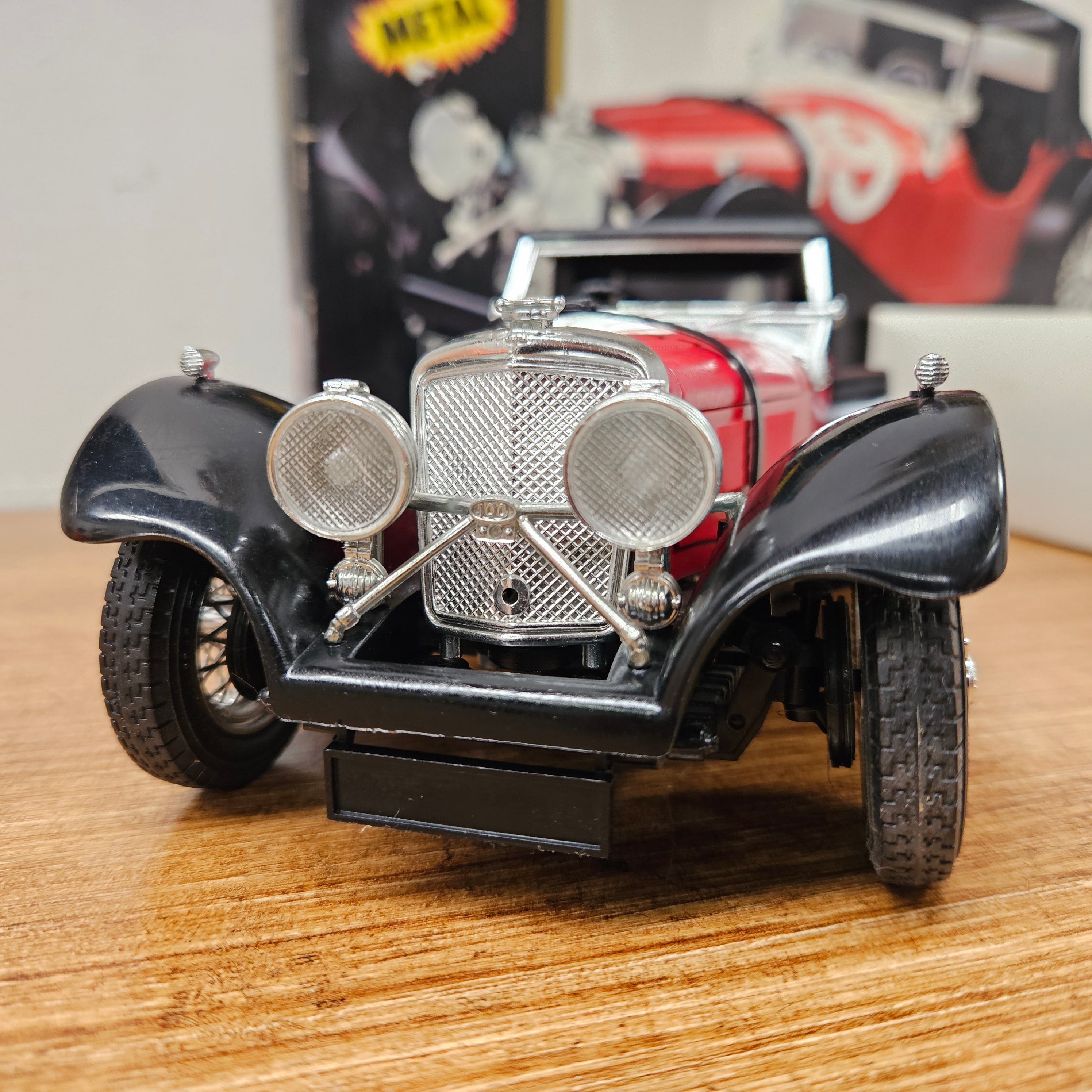 Vintage Boxed (Original) 1:18 Burago Jaguar SS100 Targa Florio Kit | Antique & Vintage | Moonee Ponds Antiques | Australia Wide Delivery