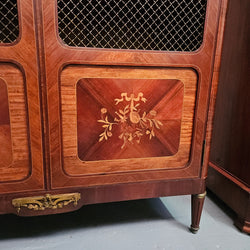 Antique Louis XVI Style French Inlaid Kingwood Bookcase | Antique & Vintage | Moonee Ponds Antiques | Australia Wide Delivery