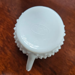 Vintage Fenton Milk Glass Jug