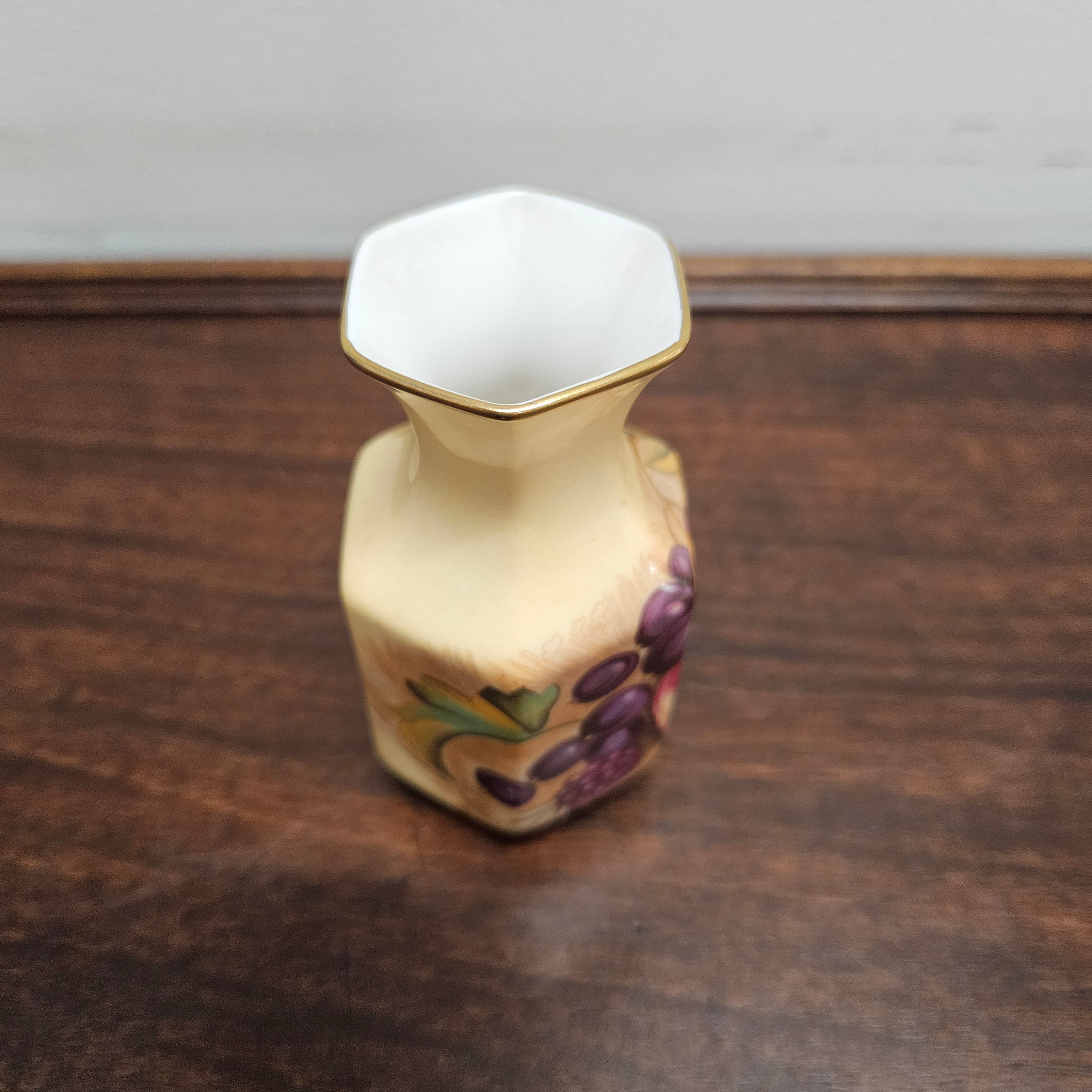 Aynsley Orchard Miniature Vase | Antique & Vintage | Moonee Ponds Antiques | Australia Wide