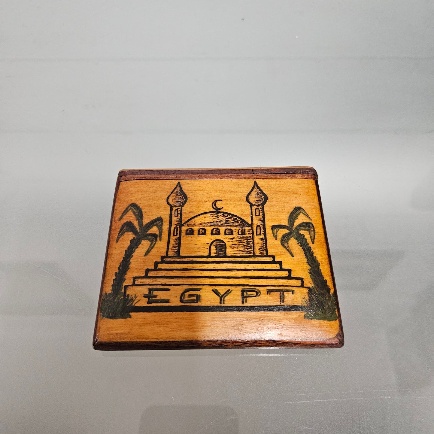 Egyptian Souvenir Trick Card Box