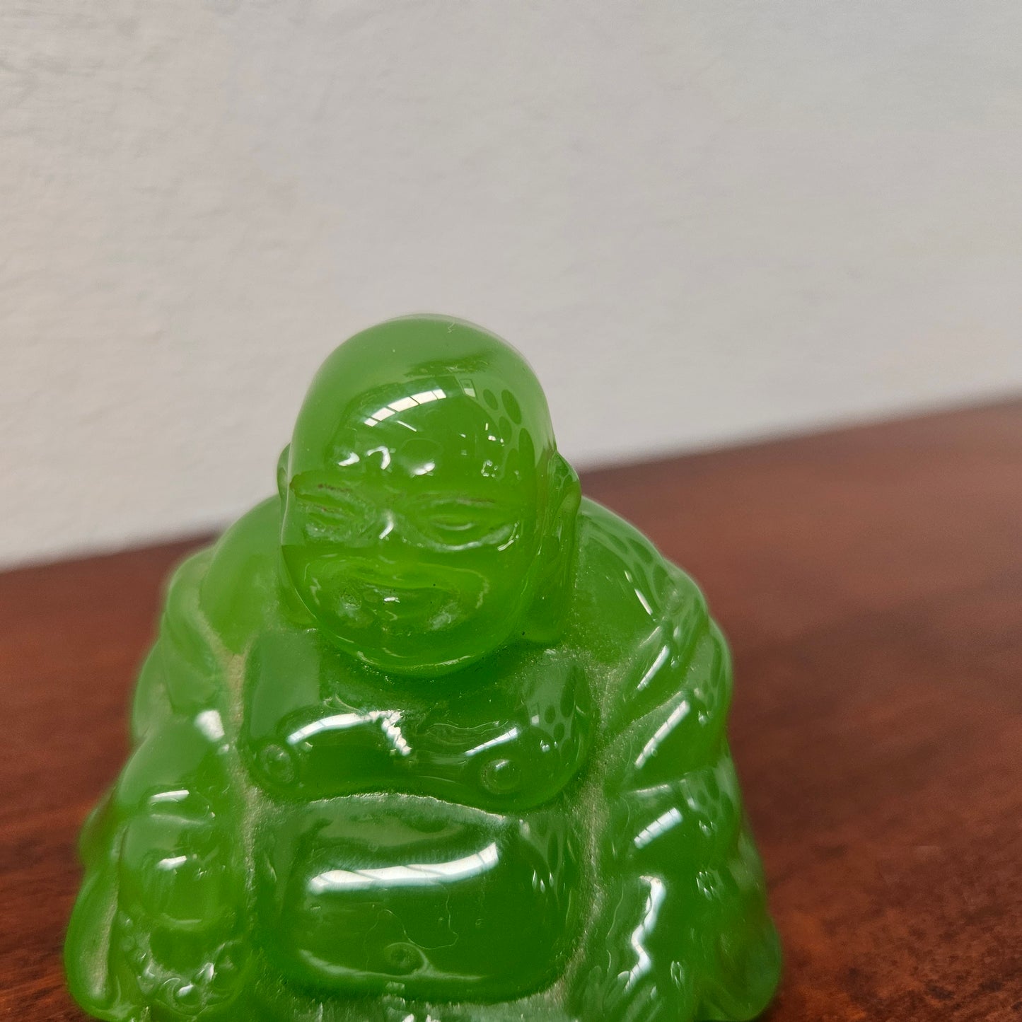 Vintage Chinese Faux Jade Buddha