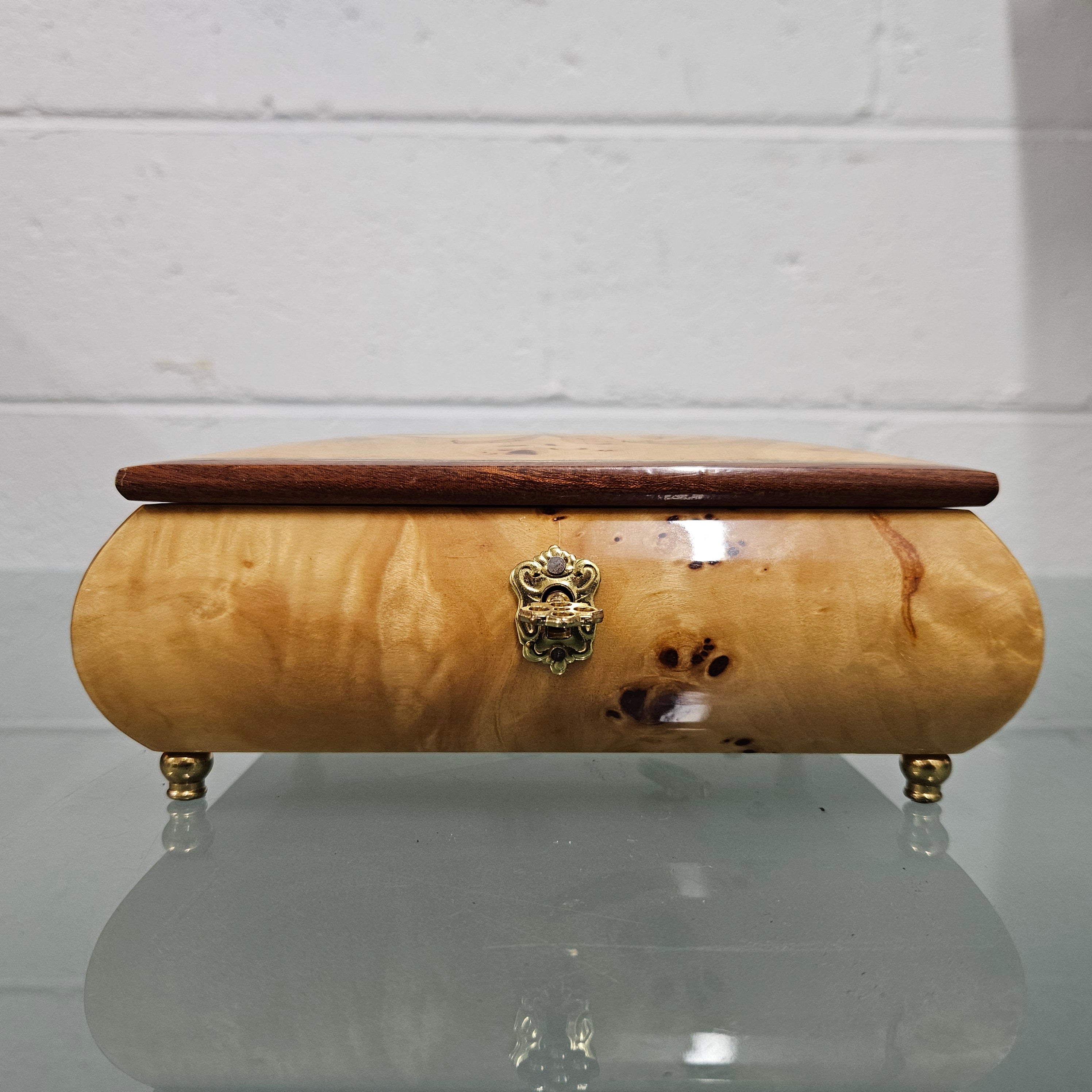 Vintage Italian Sorrento Ware Inlaid Musical Jewelry Box | Antique & Vintage | Moonee Ponds Antiques | Australia Wide Delivery