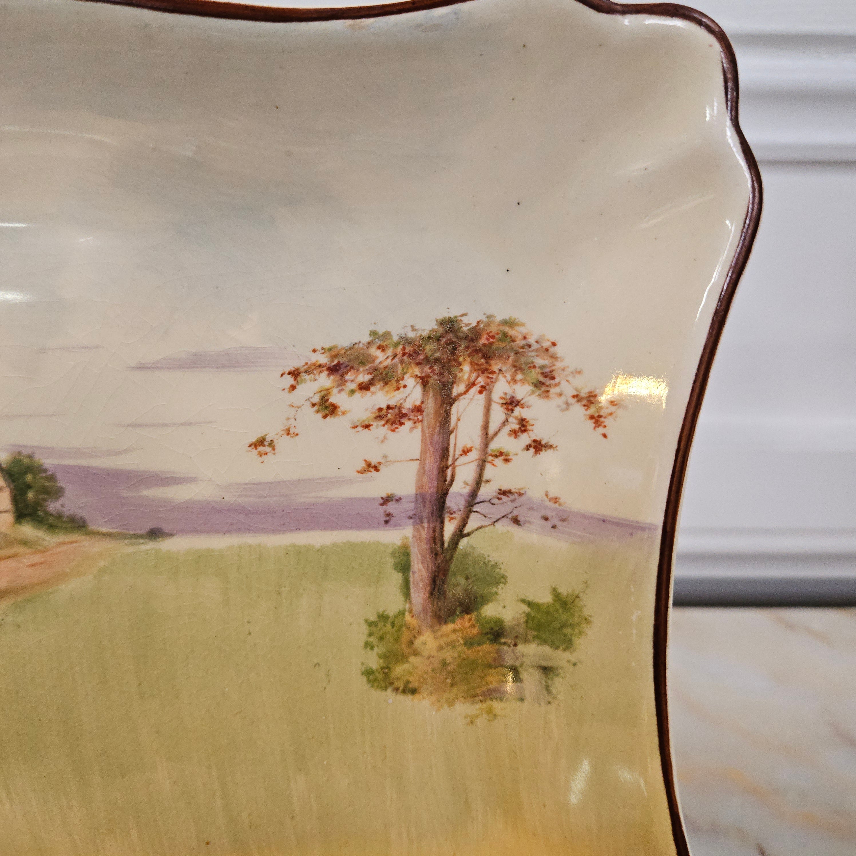 Royal Doulton Country Scene Decorative Plate | Antique & Vintage | Moonee Ponds Antiques | Australia Wide Delivery
