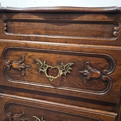Louis XV Style Oak Three Drawer Side Cabinet | Antique & Vintage | Moonee Ponds Antiques | Australia Wide Delivery