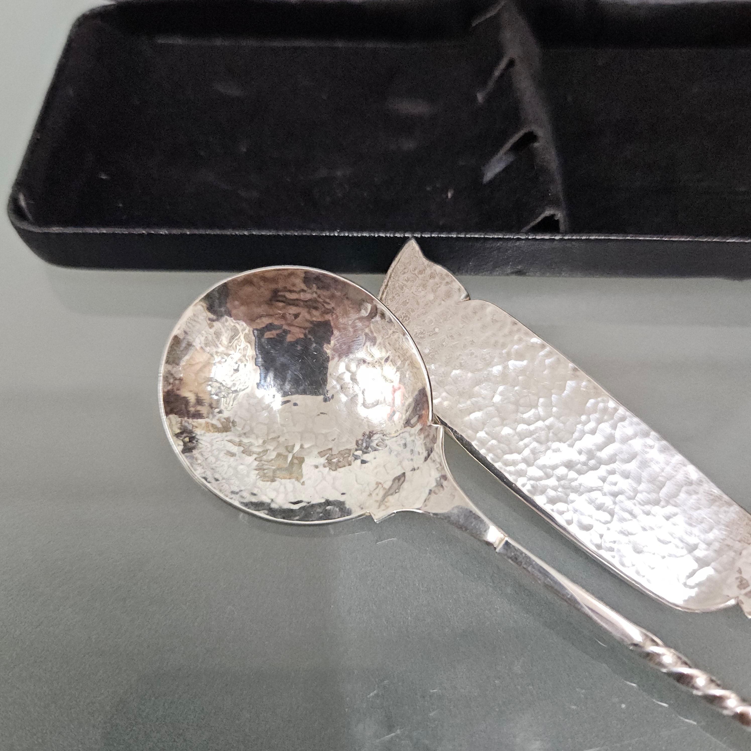 Sargisons Sterling Silver Butter Knife & Jam Spoon Set | Antique & Vintage | Moonee Ponds Antiques | Australia Wide Delivery