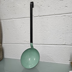 Vintage Green/Black Enamel Ladle | Antique & Vintage | Moonee Ponds Antiques | Australia Wide Delivery