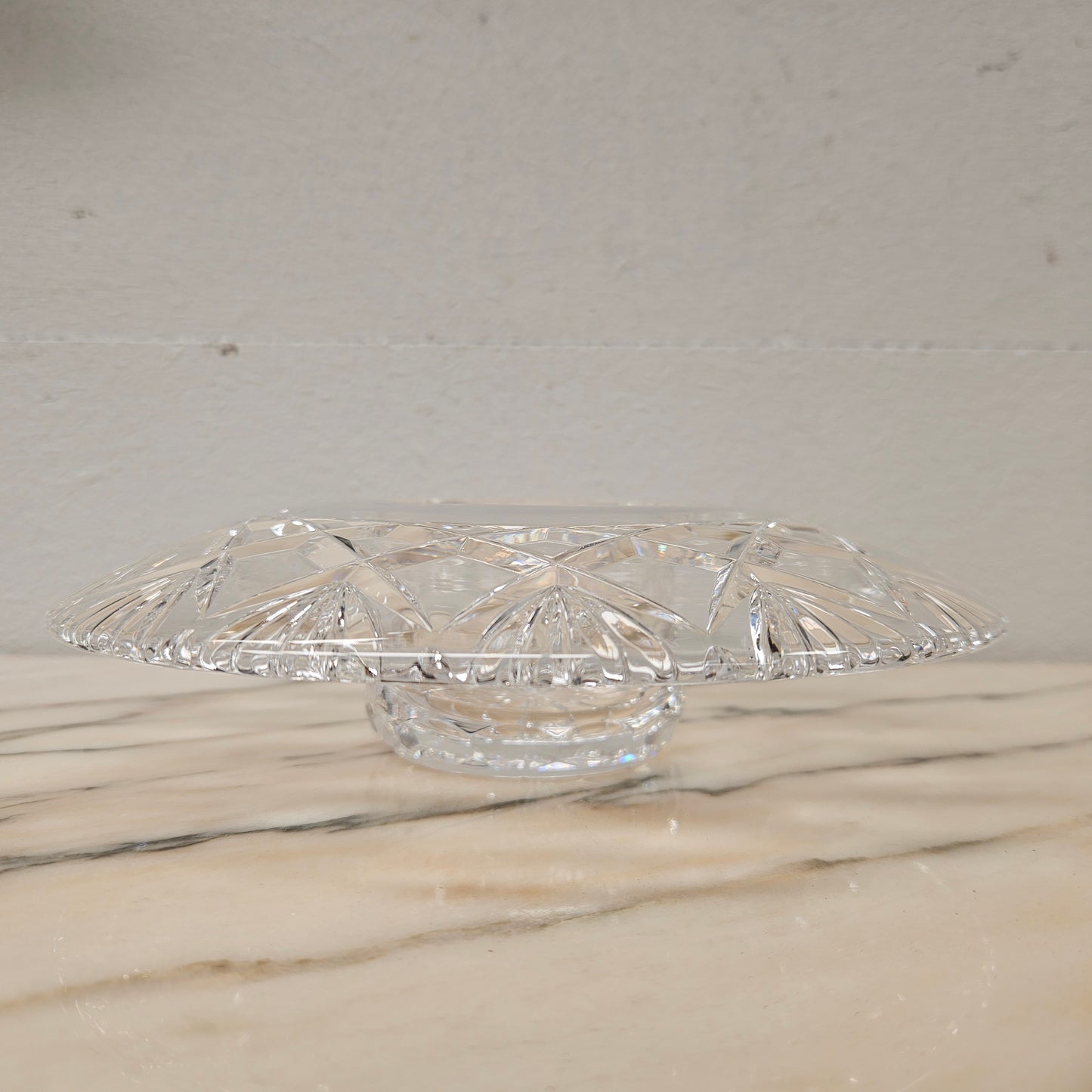 Vintage Hand Cut Crystal Posy Vase