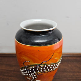 Vintage Satsuma Hand Painted Vase