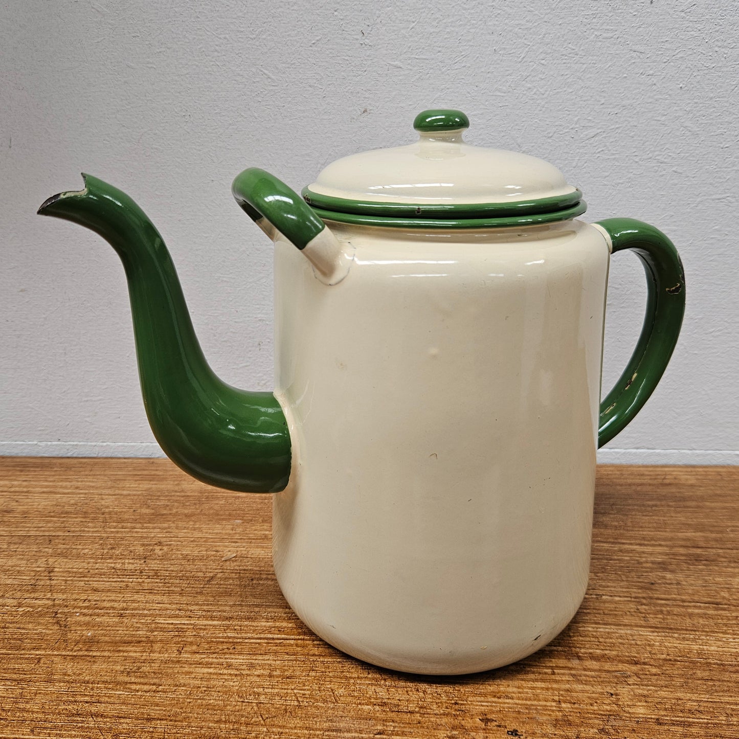 Vintage Enamel Teapot