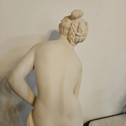Vintage French Composite Marble 'Bathing Venus' Statue | Antique & Vintage | Moonee Ponds Antiques | Australia Wide Delivery