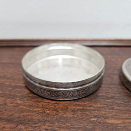 Antique Egyptian Silver Trinket Box