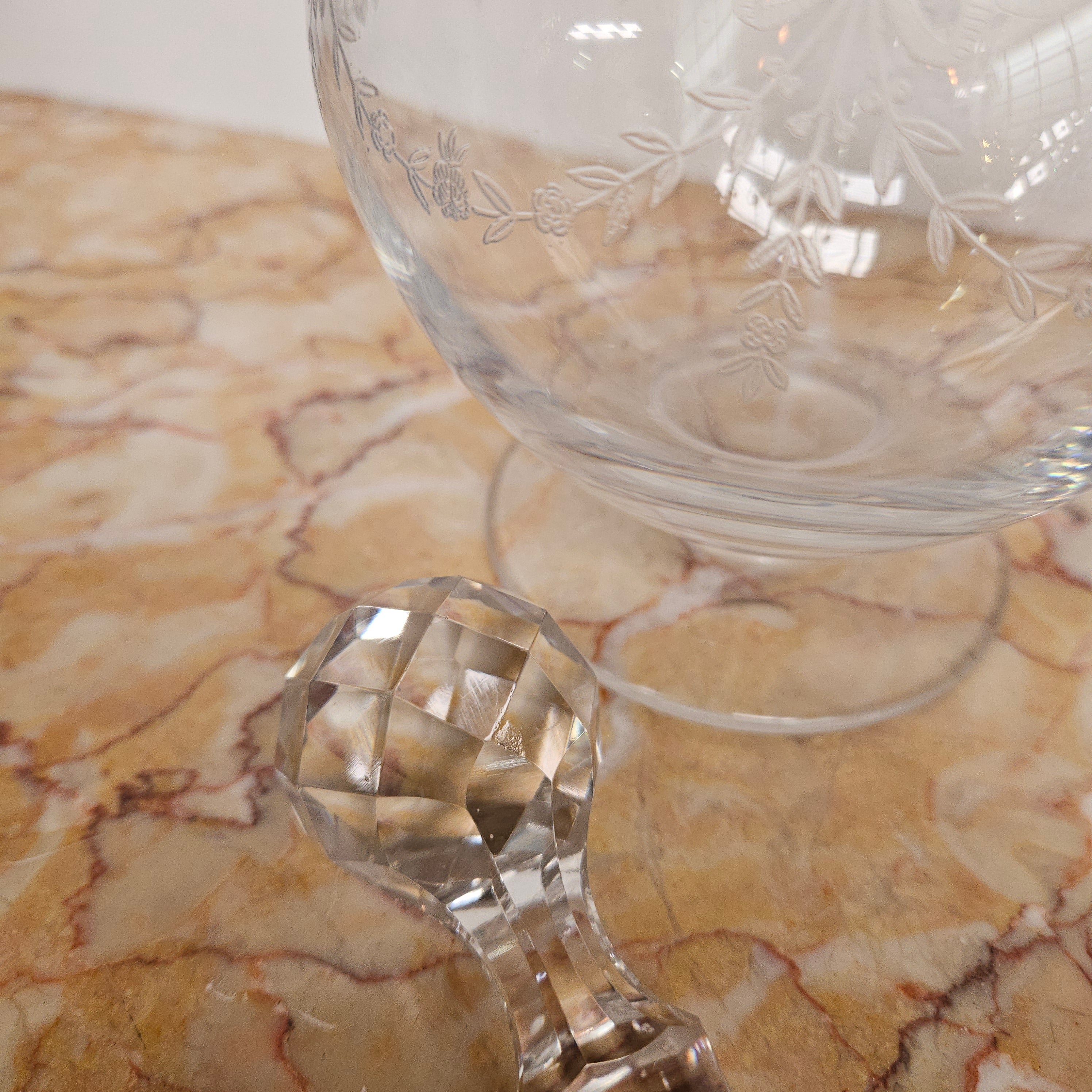Large Crystal Glass Victorian Decanter | Antique & Vintage | Moonee Ponds Antiques | Australia Wide Delivery