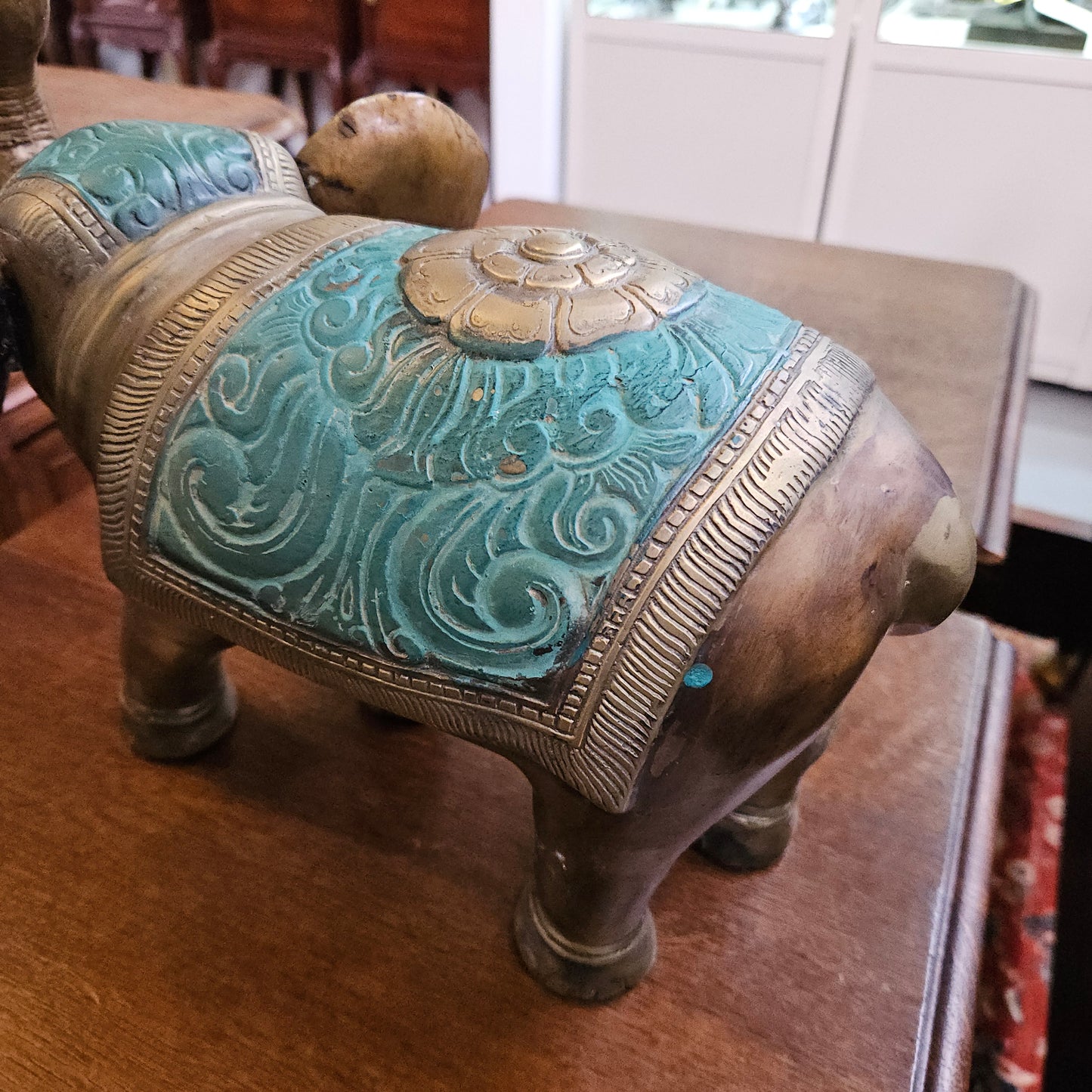 Vintage Brass Elephant Figure