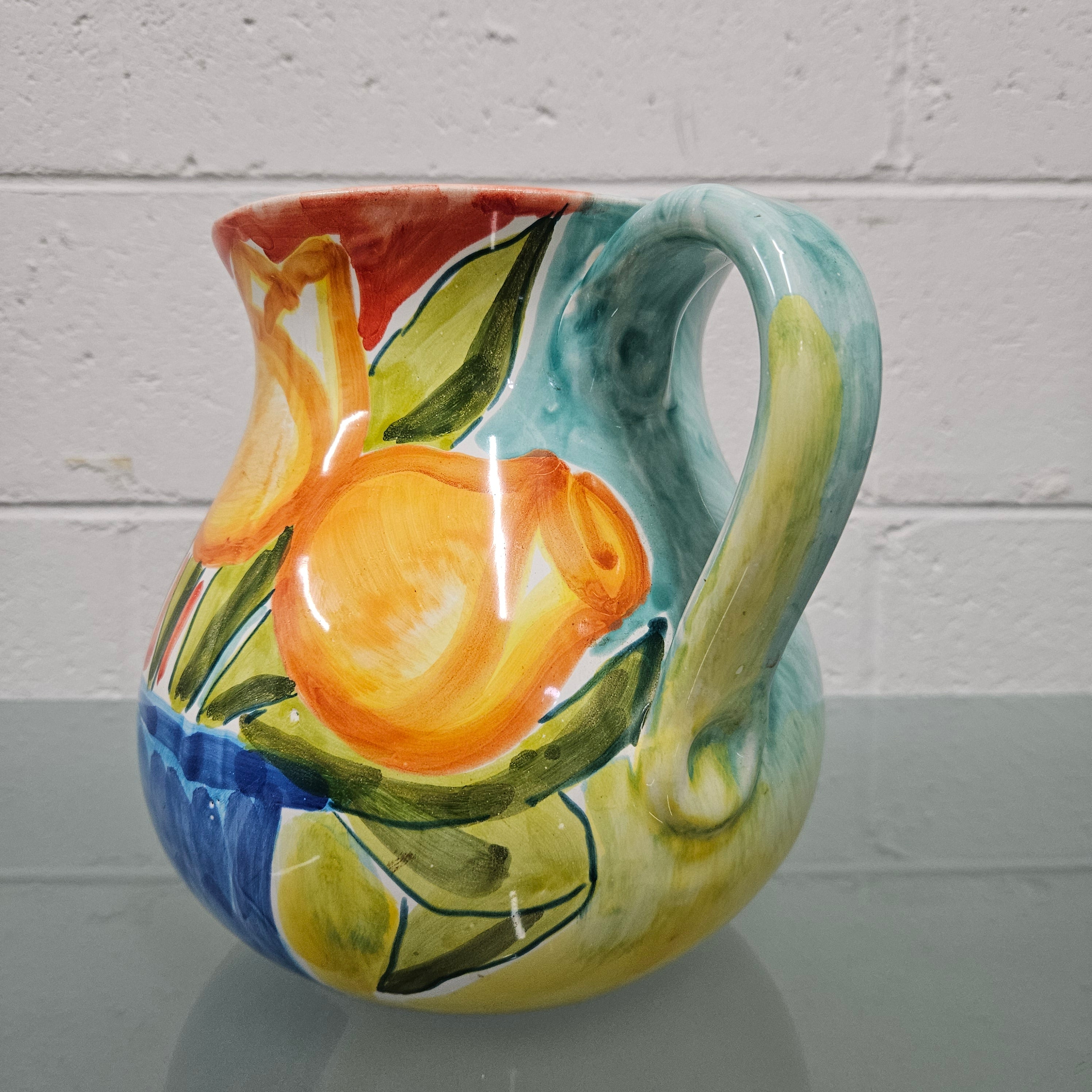 Vintage Hand Painted Italian Jug | Antique & Vintage | Moonee Ponds Antiques | Australia Wide Delivery