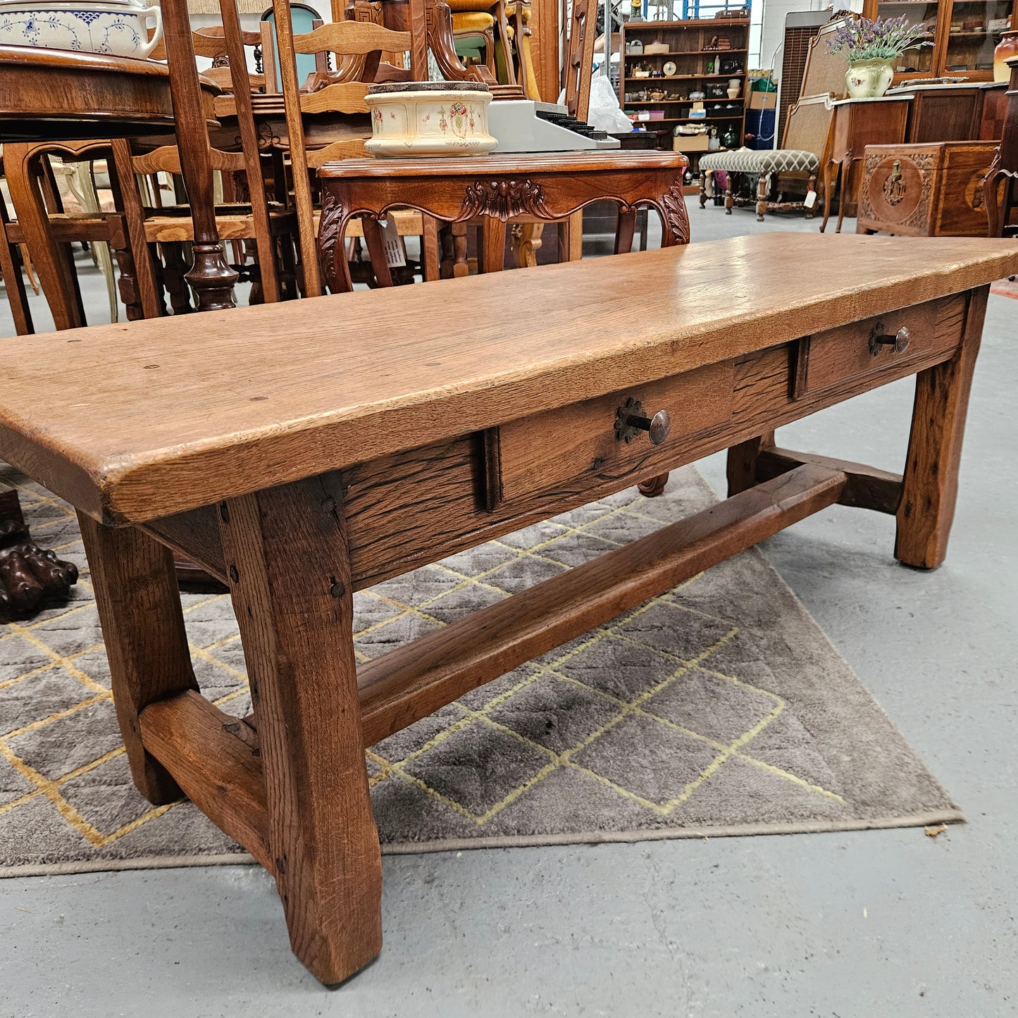 French Oak Coffee Table