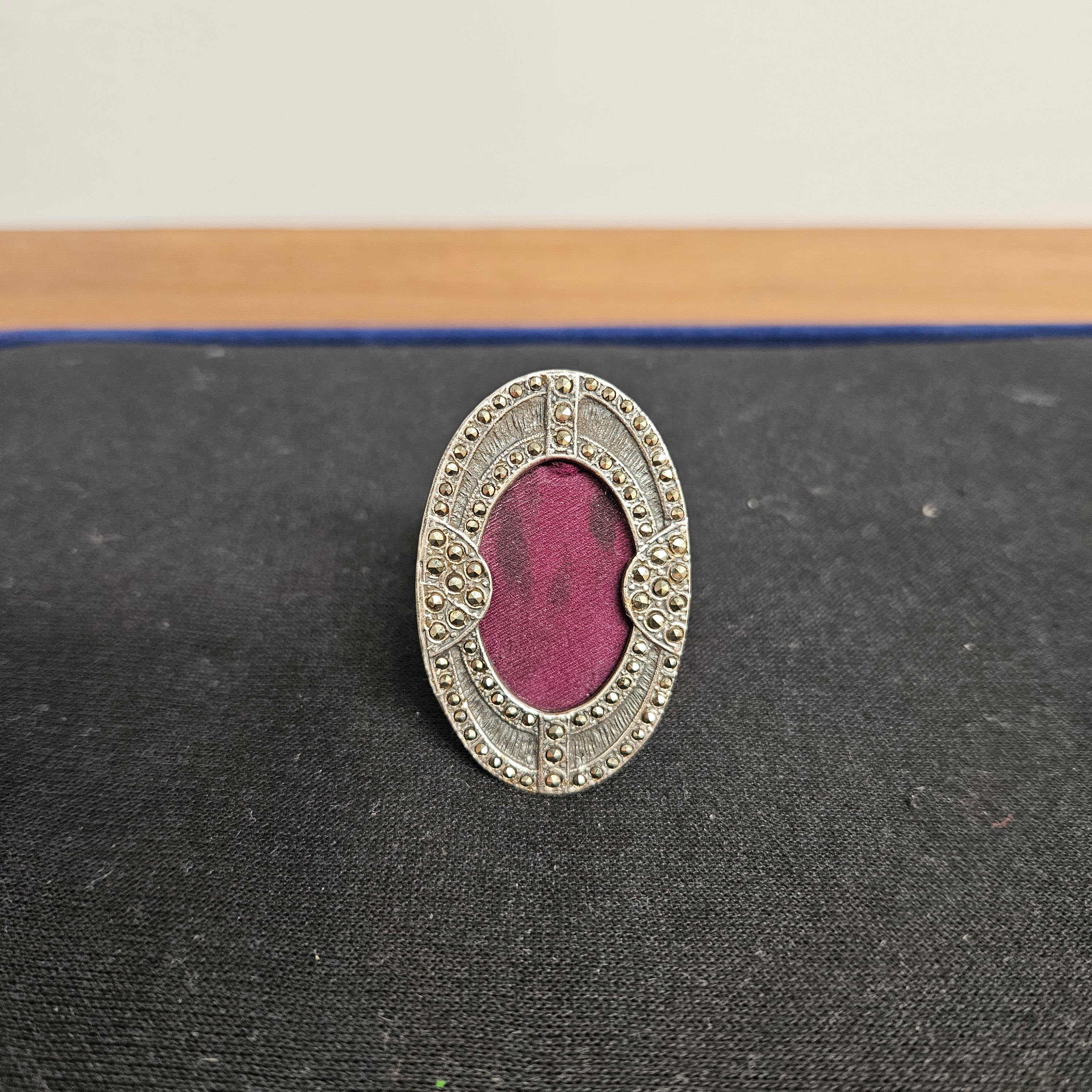 Pretty Miniature Vintage Silver & Marcasite Photo Frame