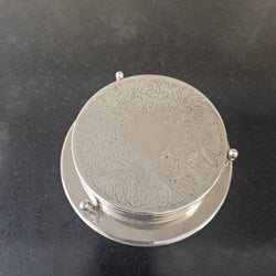 Silver Plated Coaster Set | Antique & Vintage | Moonee Ponds Antiques | Australia Wide Delivery
