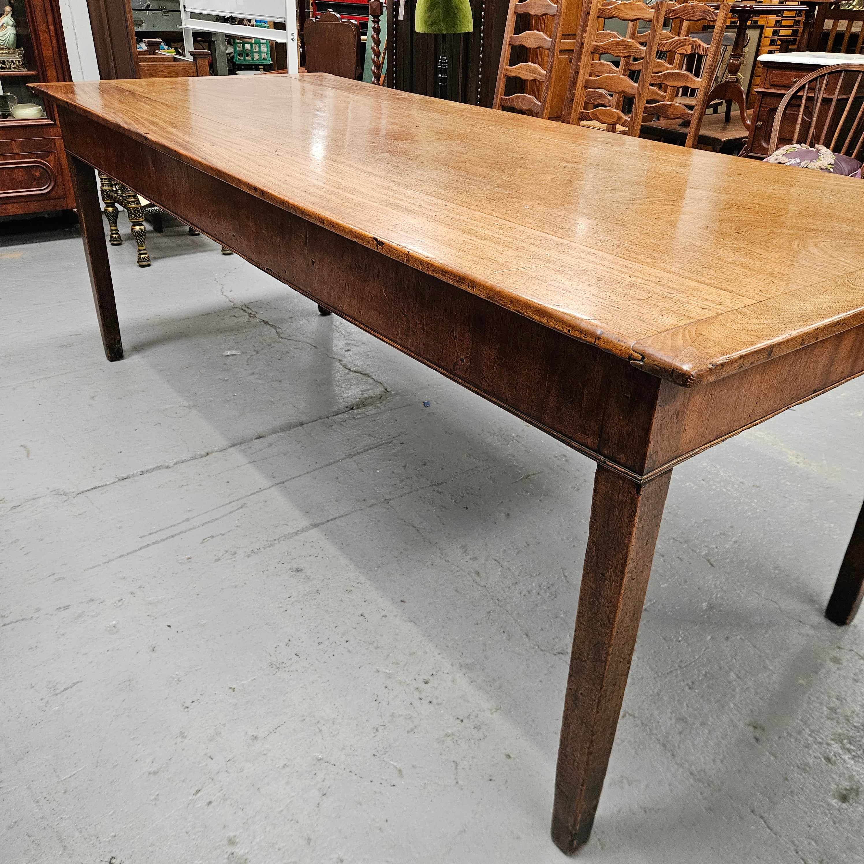 Rare Mahogany French Farmhouse Style Table C1780