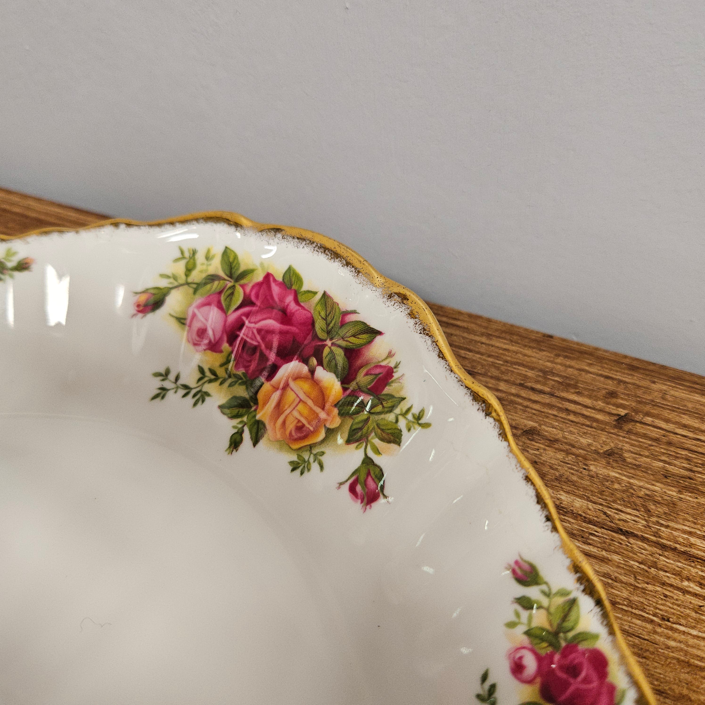 Royal Albert "Old Country Roses" Cake Stand | Antique & Vintage | Moonee Ponds Antiques | Australia Wide Delivery