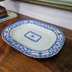 Victorian Blue&White Tureen and Meat Plate