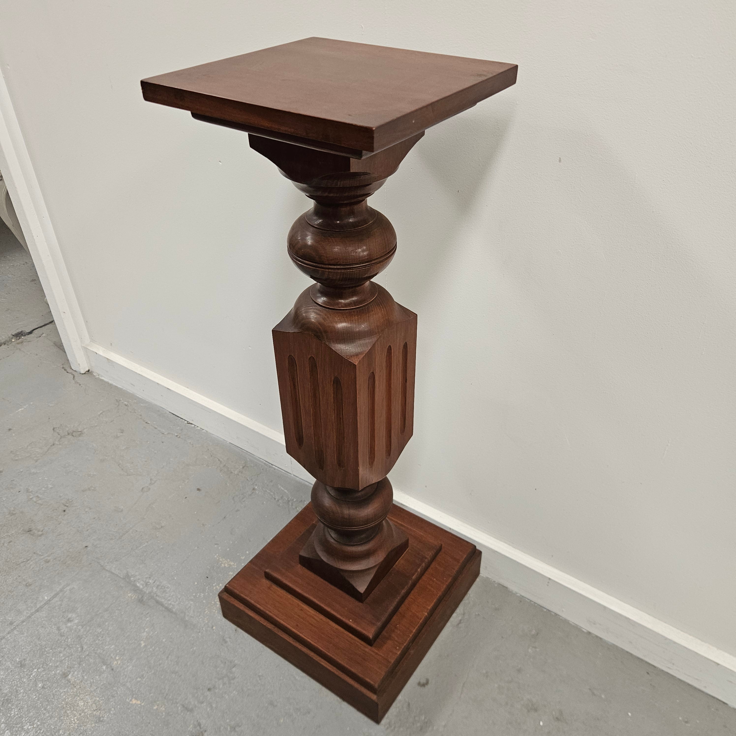 Stunning Antique Walnut Pedestal | Antique & Vintage | Moonee Ponds Antiques | Australia Wide Delivery