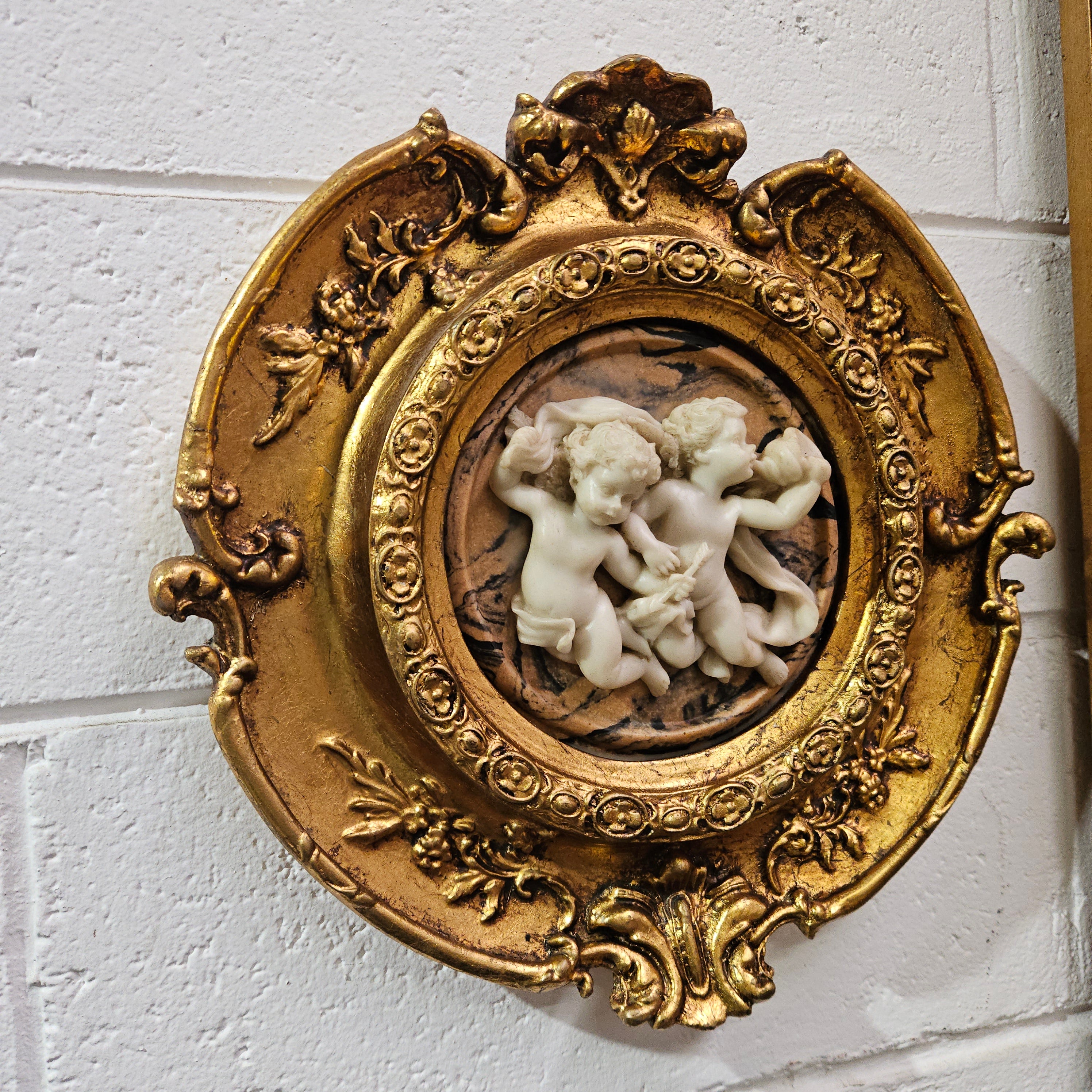Vintage French Style Cherub Wall Plaque | Antique & Vintage | Moonee Ponds Antiques | Australia Wide Delivery