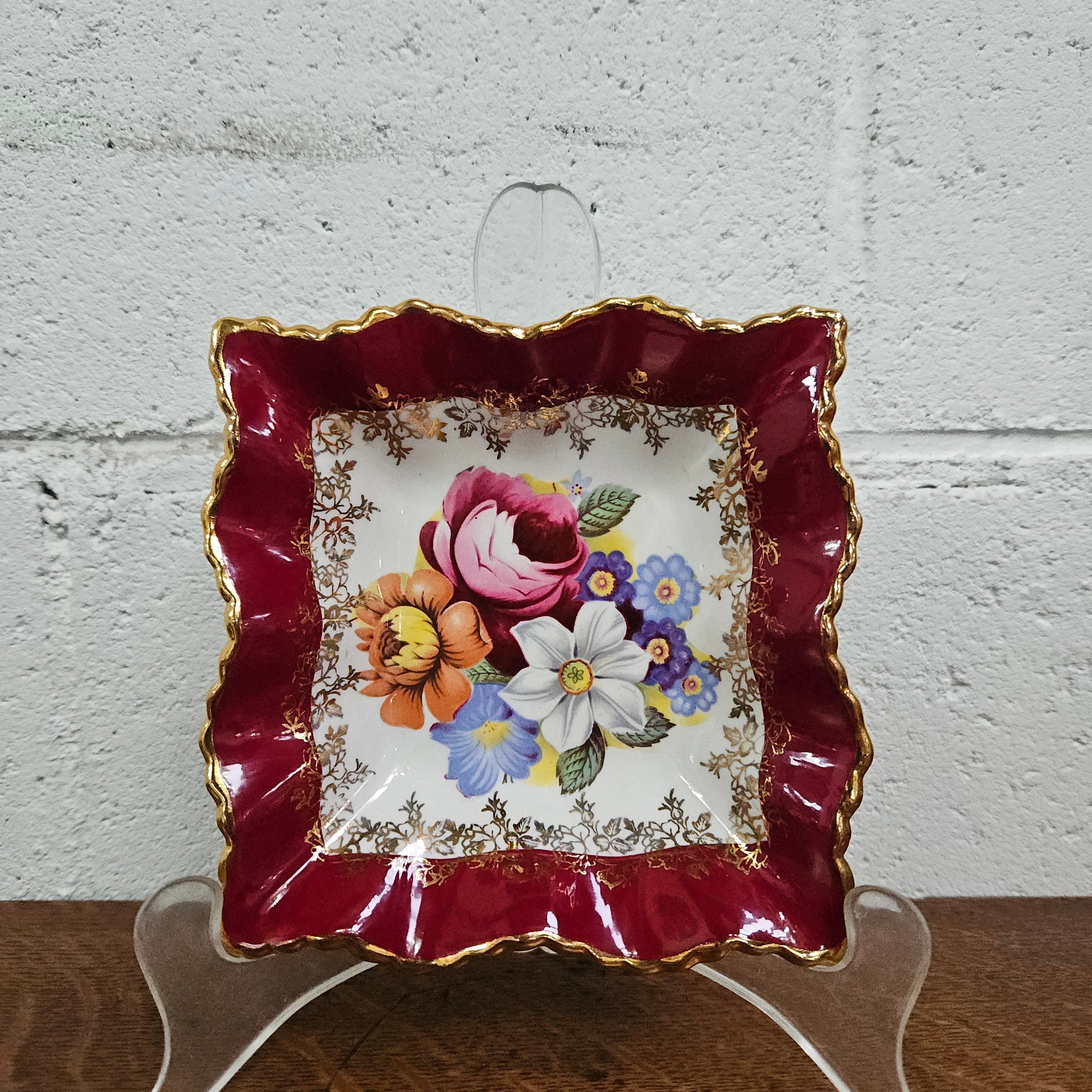 Staffordshire 'Old Foley' Small Dish | Antique & Vintage | Moonee Ponds Antiques | Australia Wide Delivery
