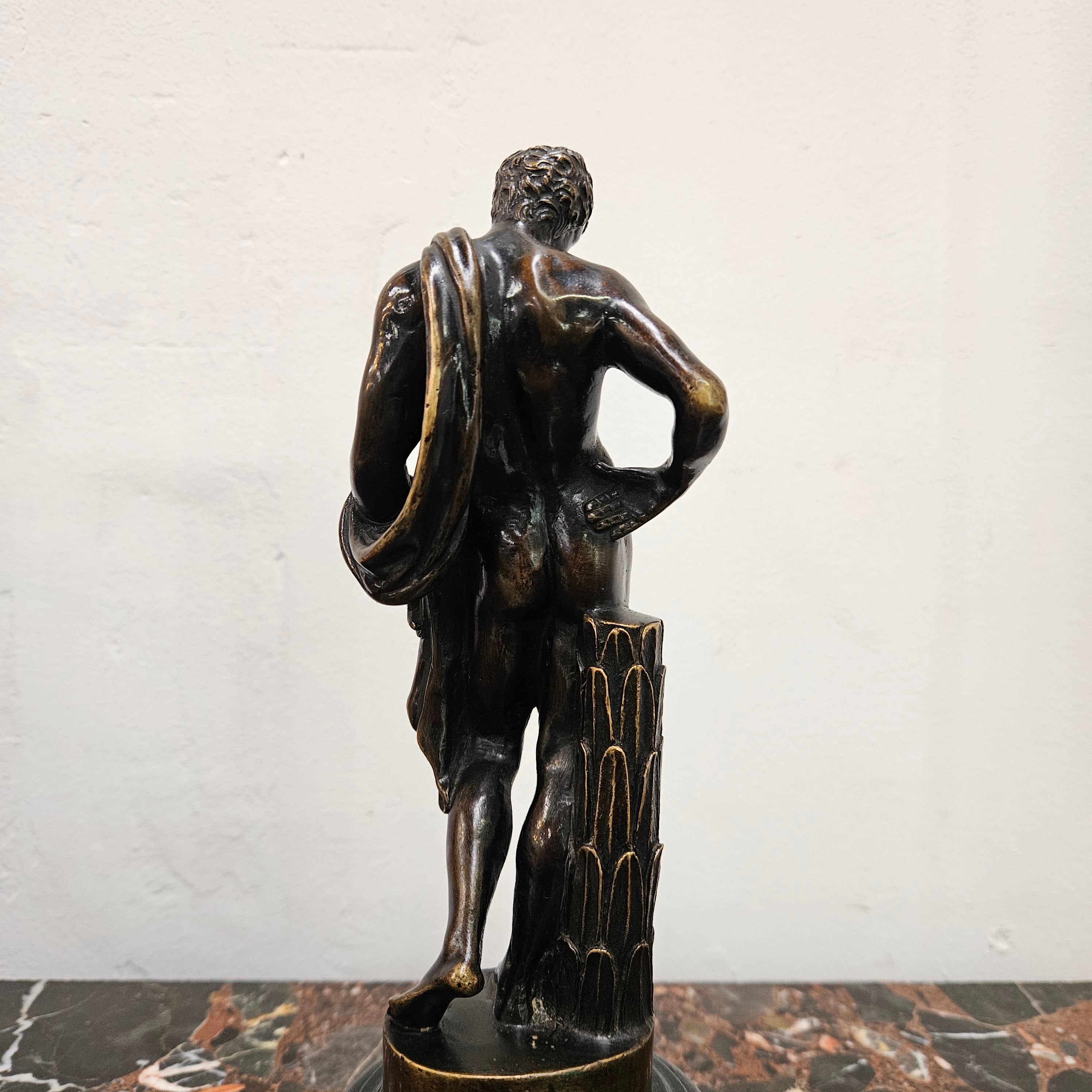 French 19th Century Bronze Of Antinous On Base | Antique & Vintage | Moonee Ponds Antiques | Australia Wide