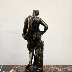 French 19th Century Bronze Of Antinous On Base | Antique & Vintage | Moonee Ponds Antiques | Australia Wide Delivery