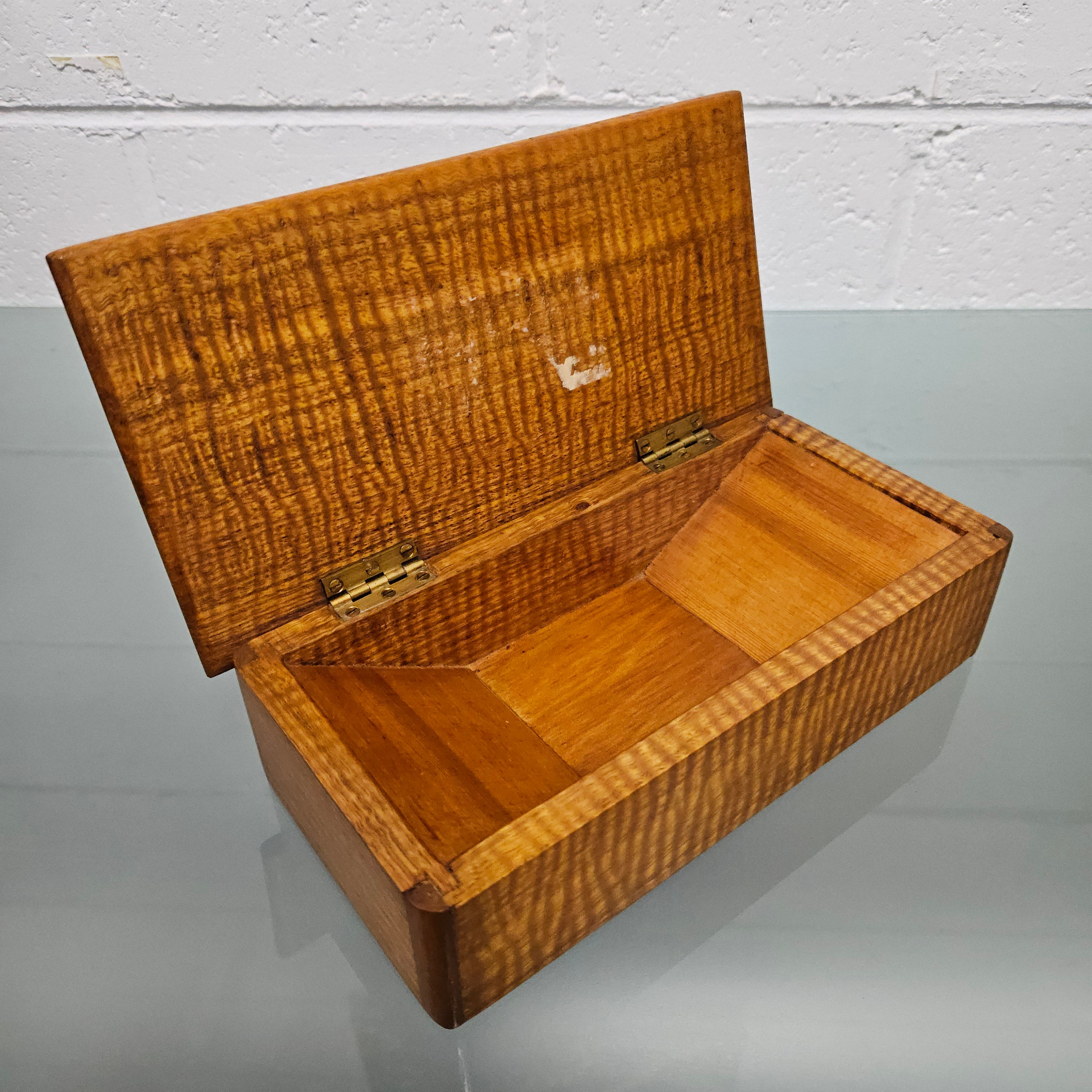 Vintage Tiger Maple Box | Antique & Vintage | Moonee Ponds Antiques | Australia Wide Delivery