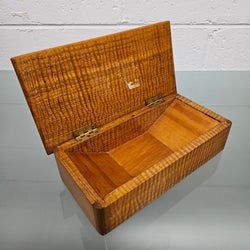 Vintage Tiger Maple Box | Antique & Vintage | Moonee Ponds Antiques | Australia Wide Delivery